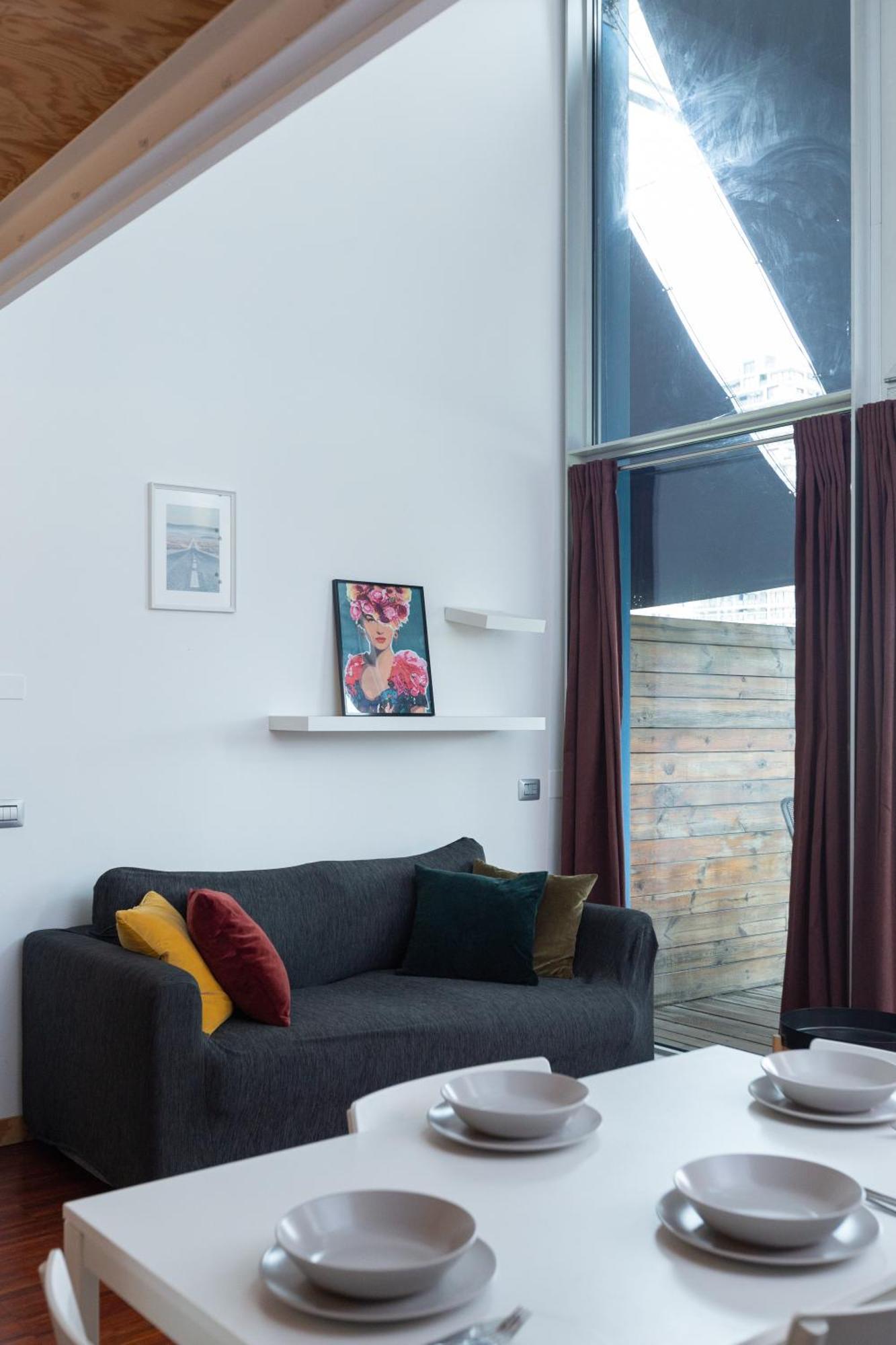 Апартаменты White And Brown Exclusive Loft With Terrace - Free Parking - M2 Station Милан Экстерьер фото