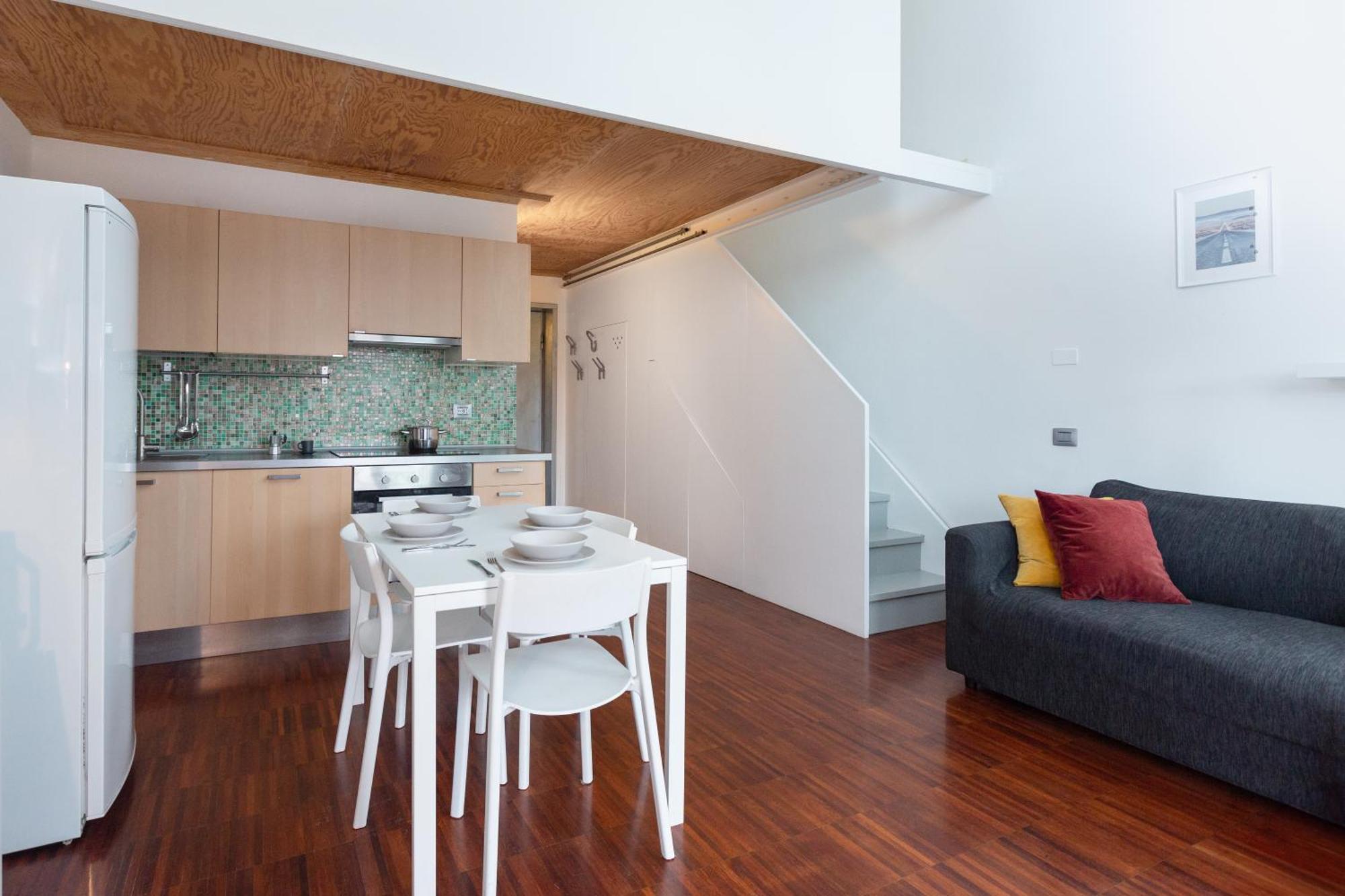 Апартаменты White And Brown Exclusive Loft With Terrace - Free Parking - M2 Station Милан Экстерьер фото